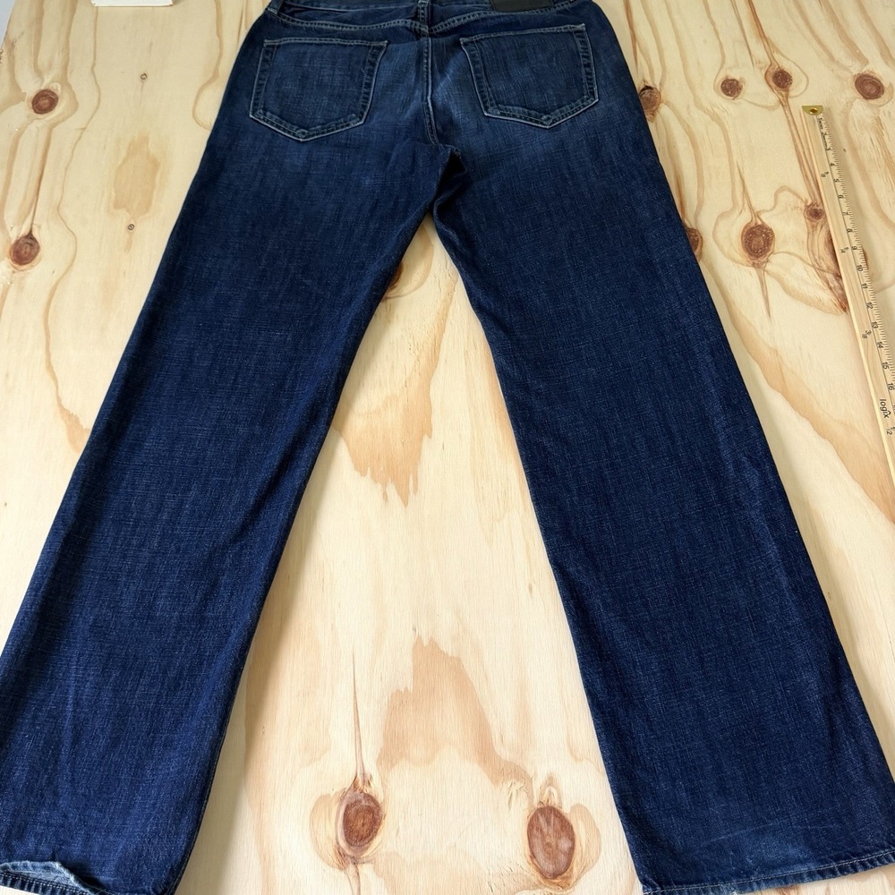 Hugo Boss Jeans Mens 34x34 Blue Jacksons Straight Leg 100% Cotton Dark Wash - Picture 8 of 8